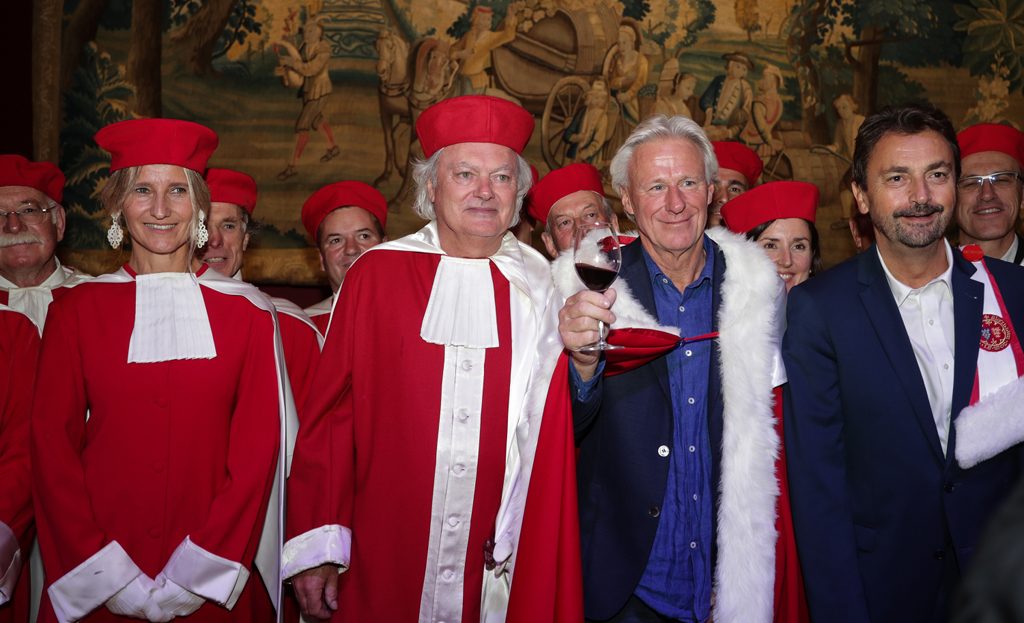 La Jurade de Saint-Emilion accueille Bjorn Borg, le tennisman de légende