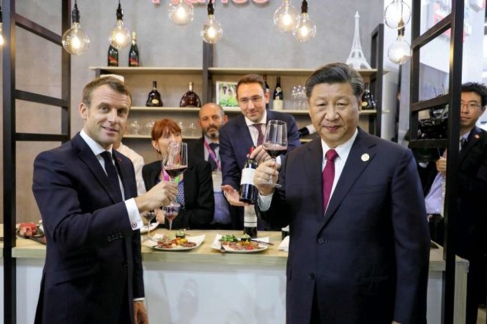 Macron-Emmanuel-Xi-Jinping-vin-lemaire-hebdo-chine