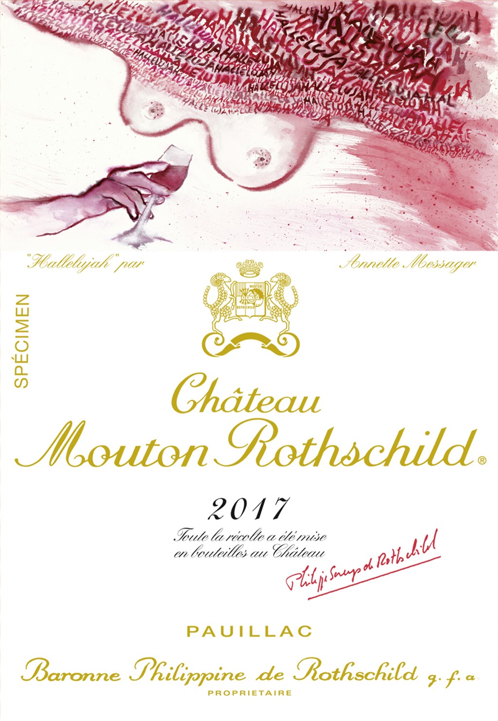 Etiquette-Chateau-Mouton-Rothschild-2017-lemaire-hebdo-vin-chine